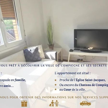 L'Ensoleille De Compiegne - Lumineux & Spacieux ภายนอก รูปภาพ