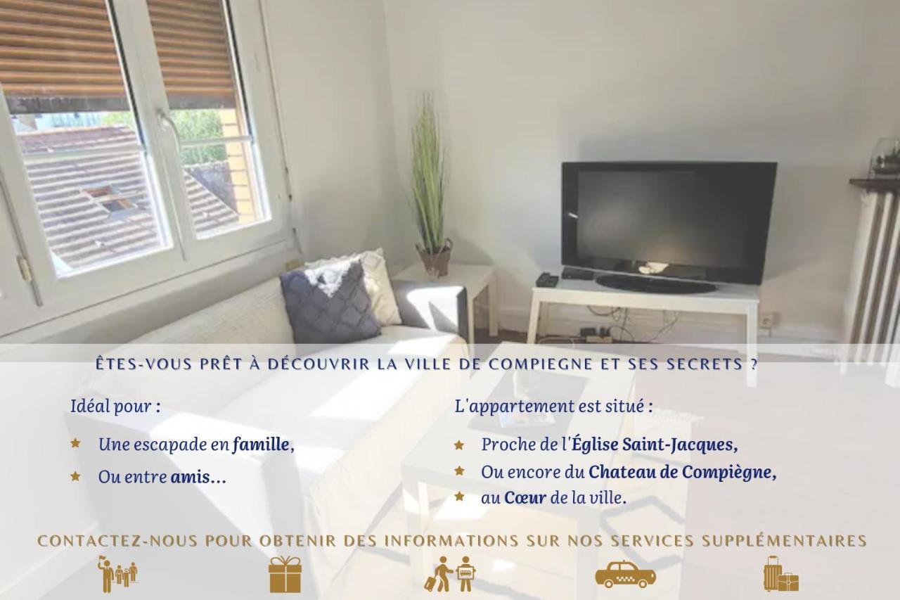 L'Ensoleille De Compiegne - Lumineux & Spacieux ภายนอก รูปภาพ